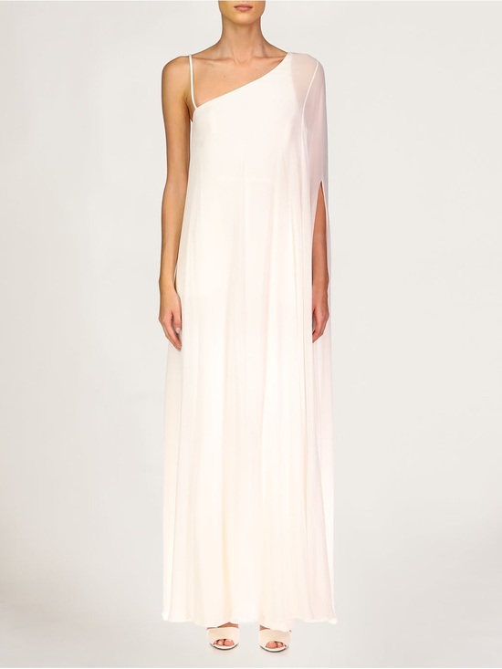 Halston Pants - $795 NWT Halston “Chelsea” OS One-Shoulder Jumpsuit in Pristine Sz 6